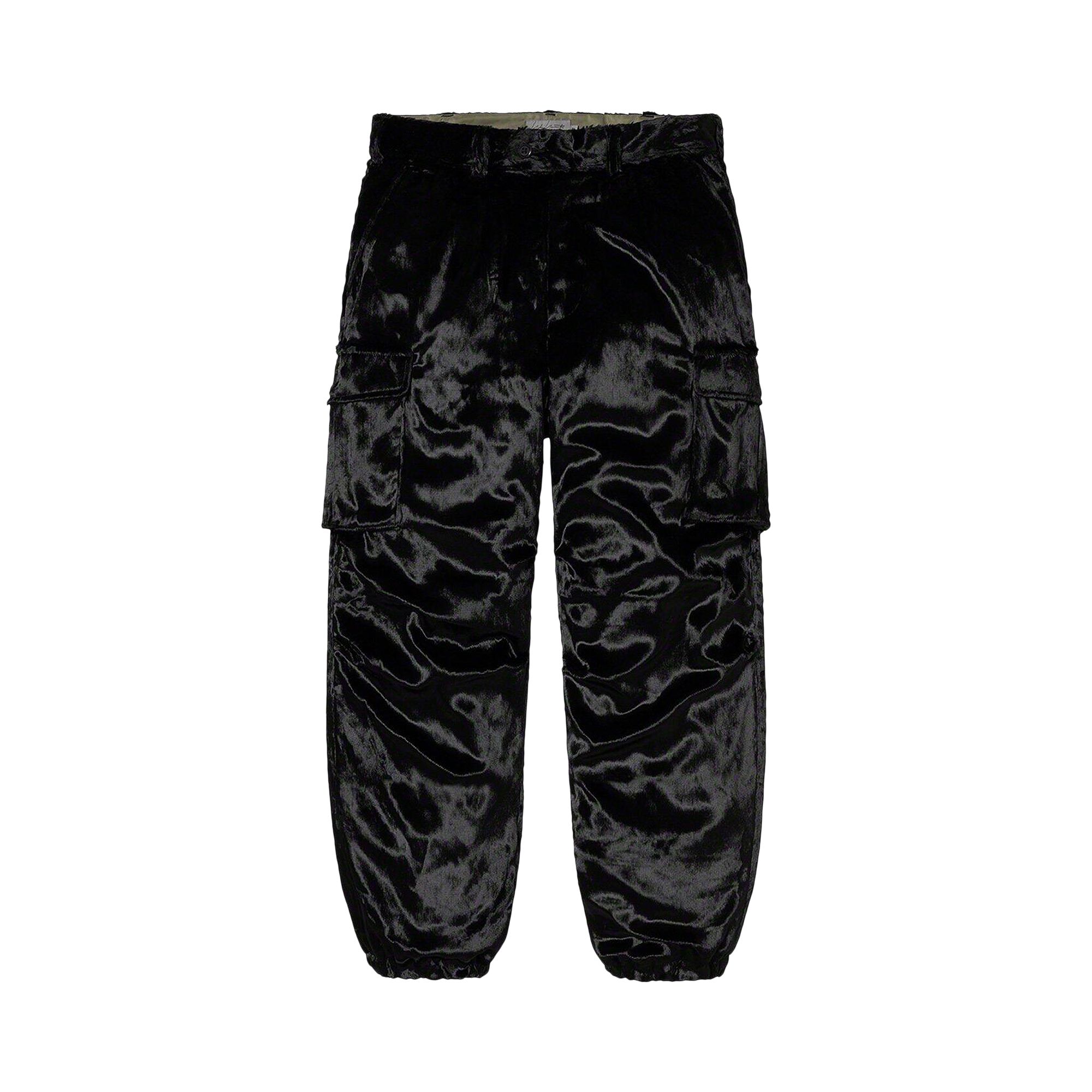 Pre-owned Supreme X Yohji Yamamoto Faux Fur Cargo Pant 'black'