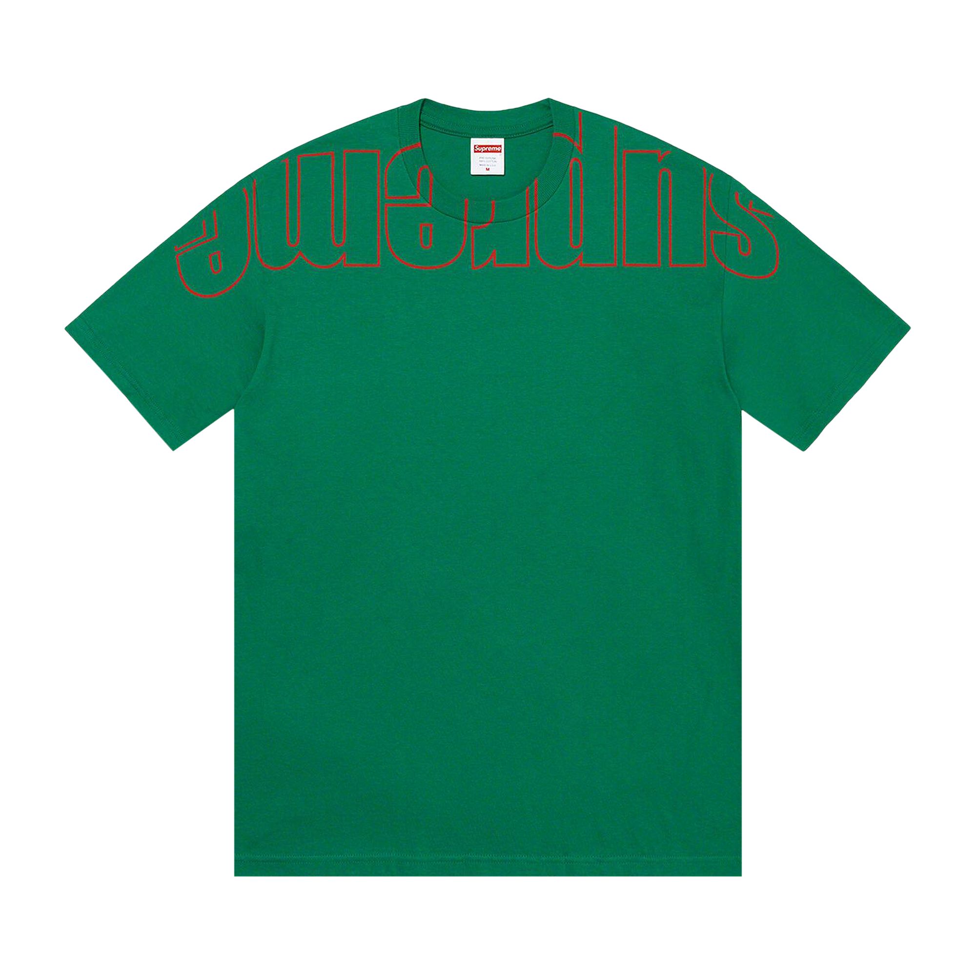 Pre-owned Supreme Upside Down Tee 'light Pine' | Green | Men's Size M