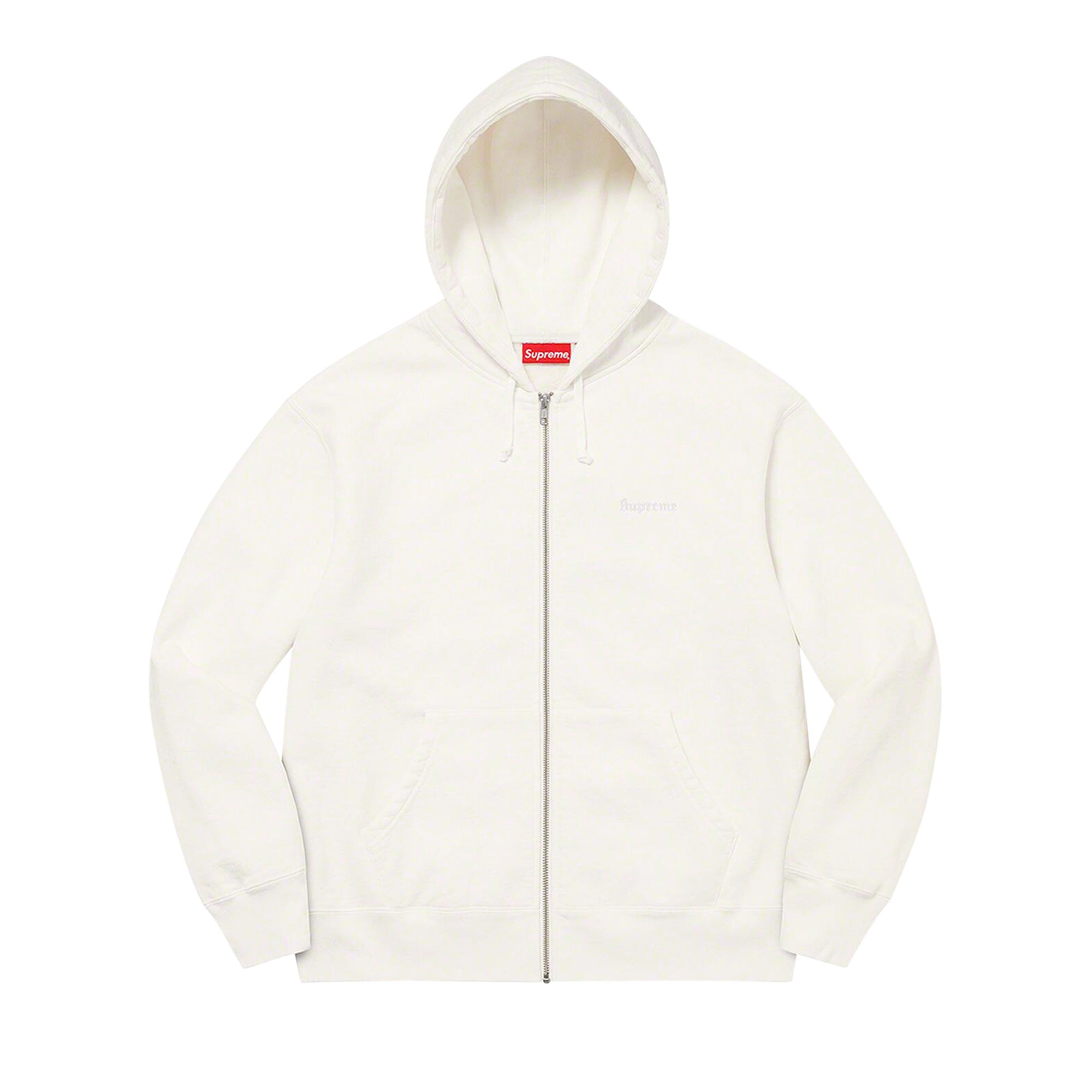 Pre-owned Supreme Lakshmi Zip Up Hooded Sweatshirt 'white' | Men's Size M