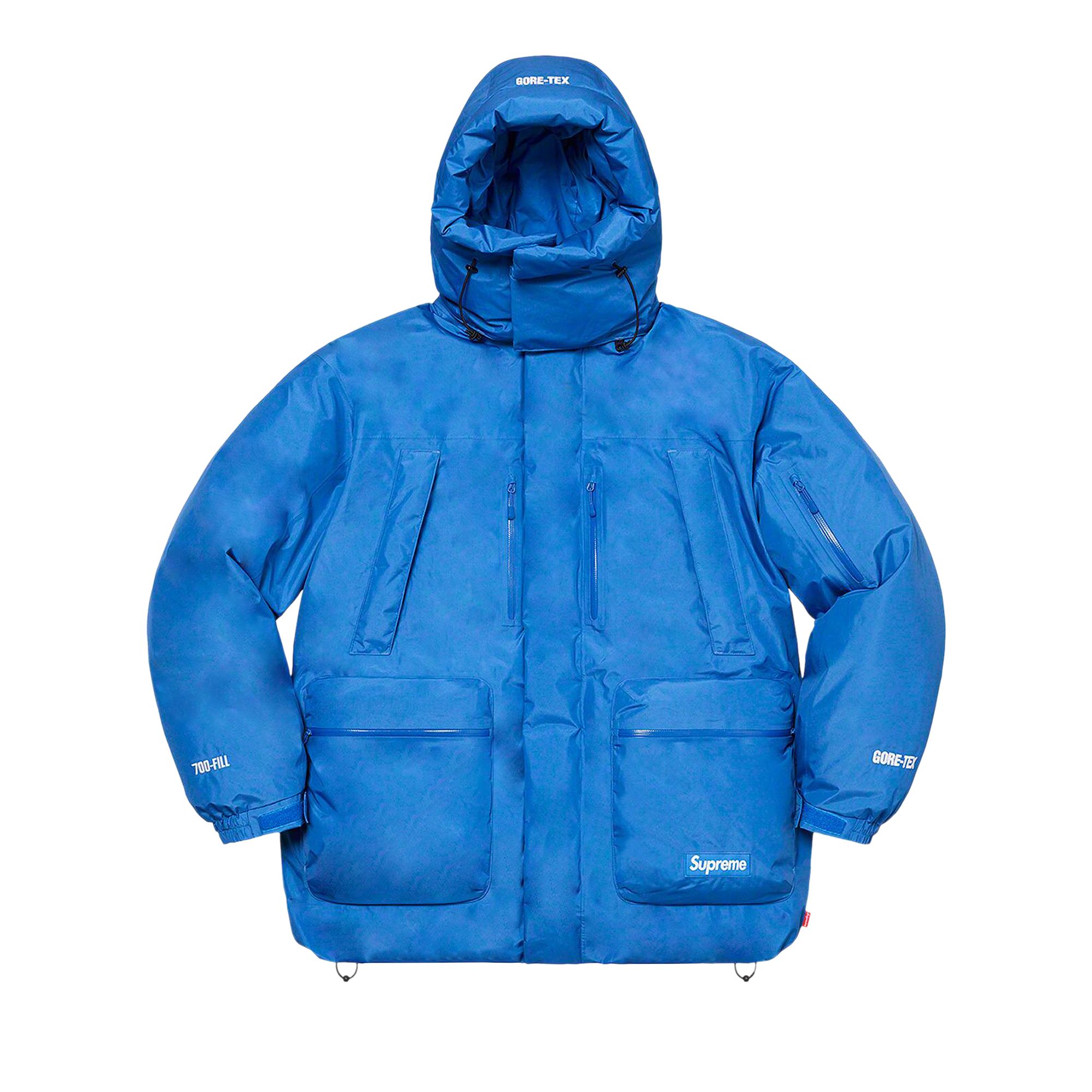 Supreme GORE-TEX 700-Fill Down Parka 'Blue' | Men's Size M