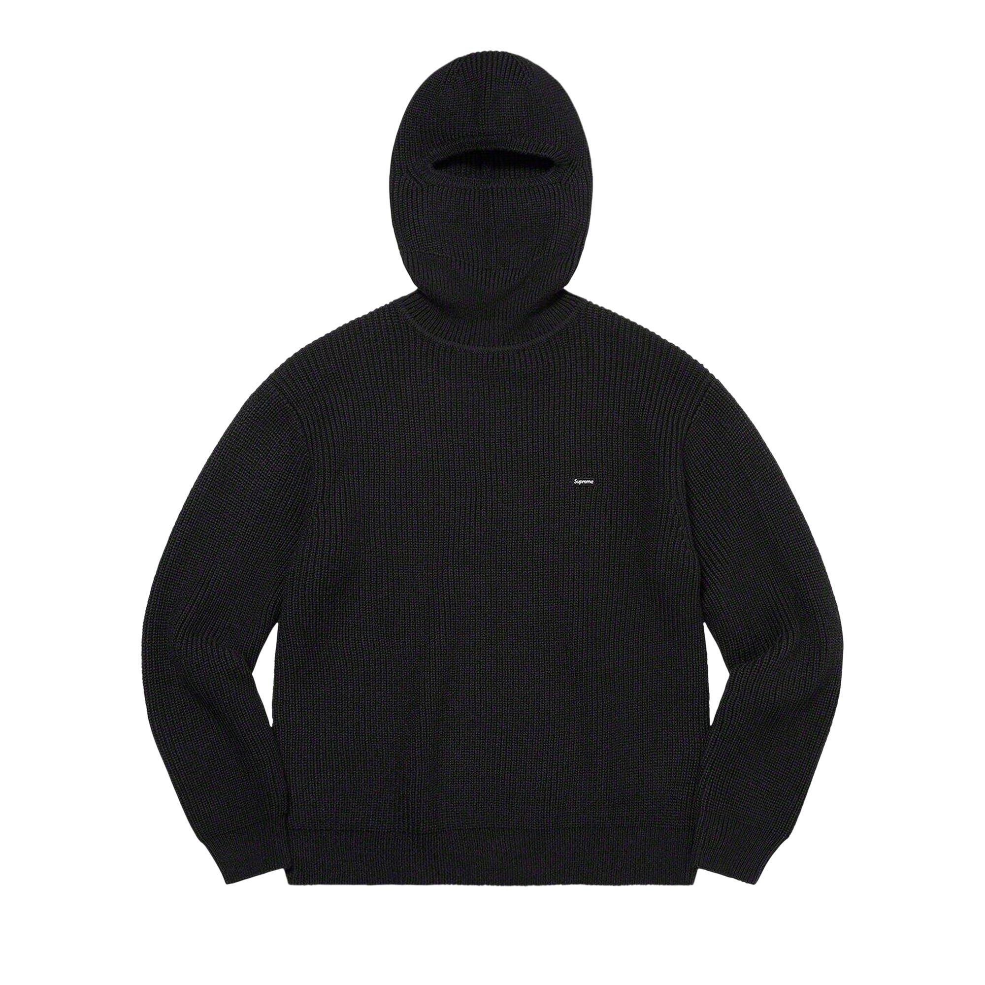 Pre-owned Supreme Small Box Balaclava/turtleneck Sweater 'black'