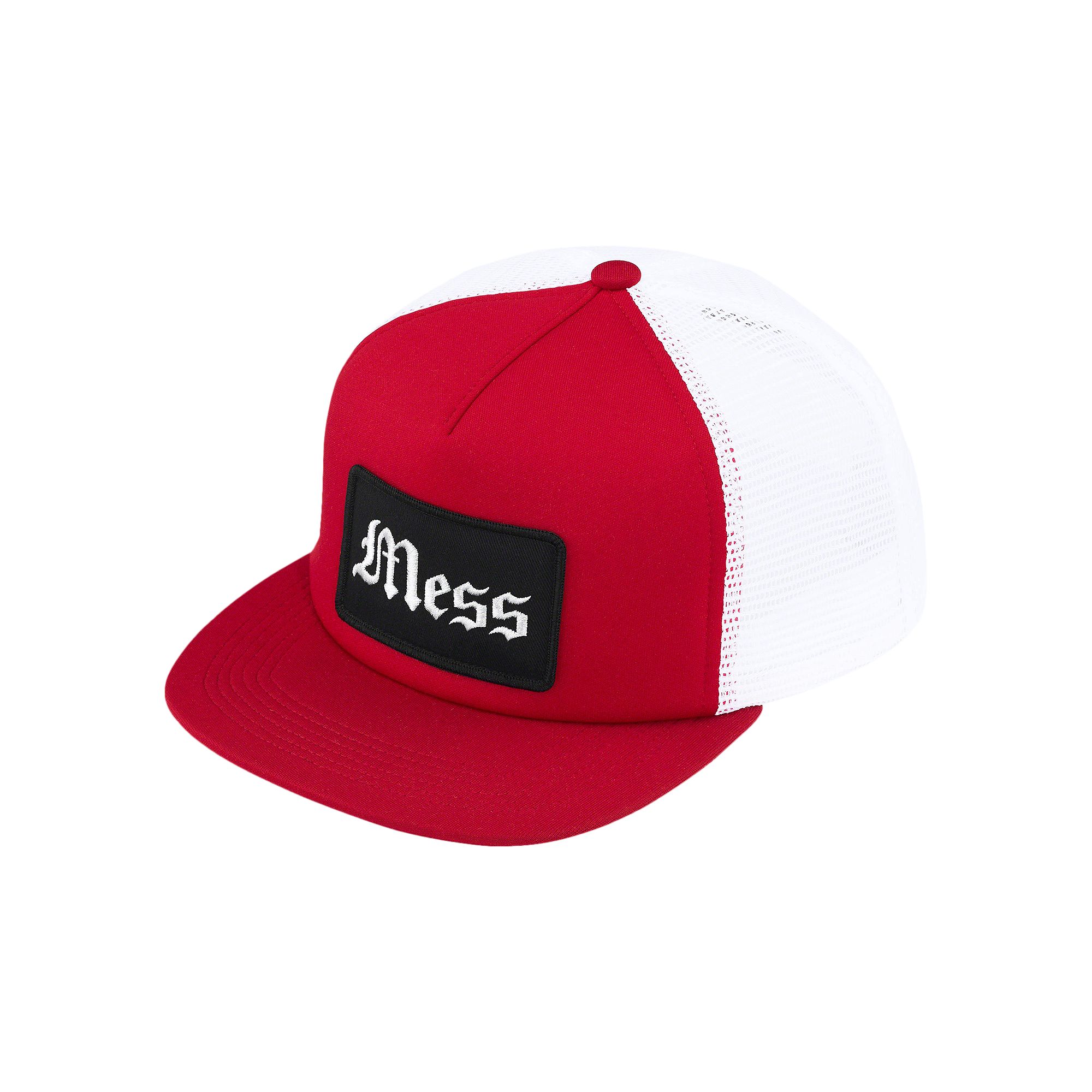 Pre-owned Supreme Mess Mesh Back 5-panel 'red' | Men's Size Onesize