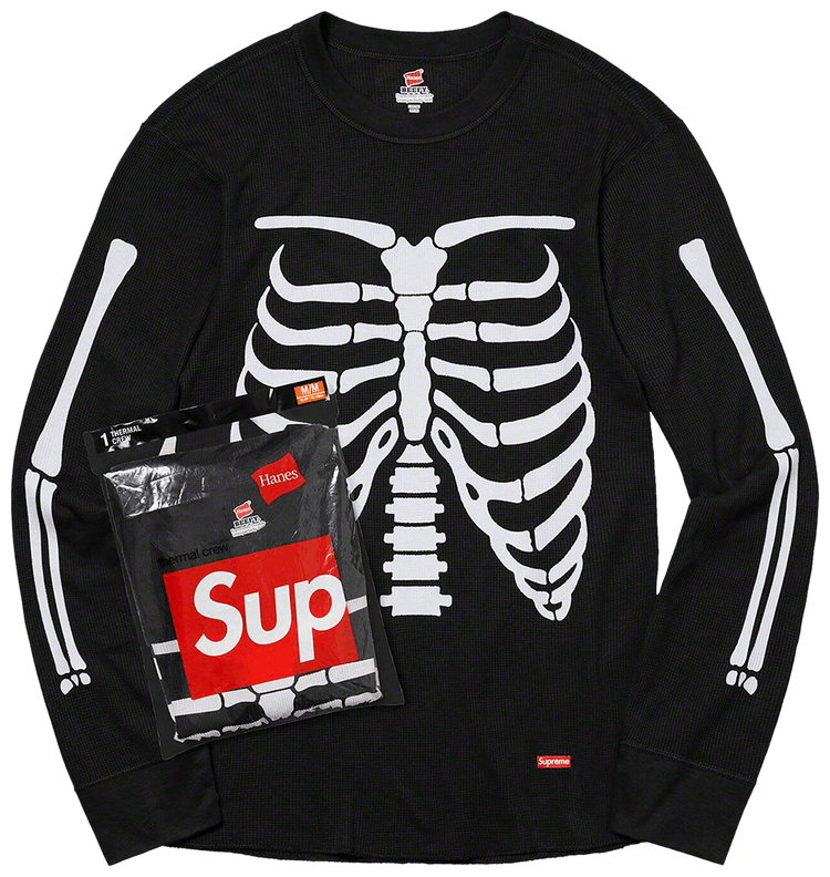 Supreme スケルトンプリント 長袖Tシャツ M Buy Supreme long sleeve t-shirts : New & Pre-Owned | GOAT