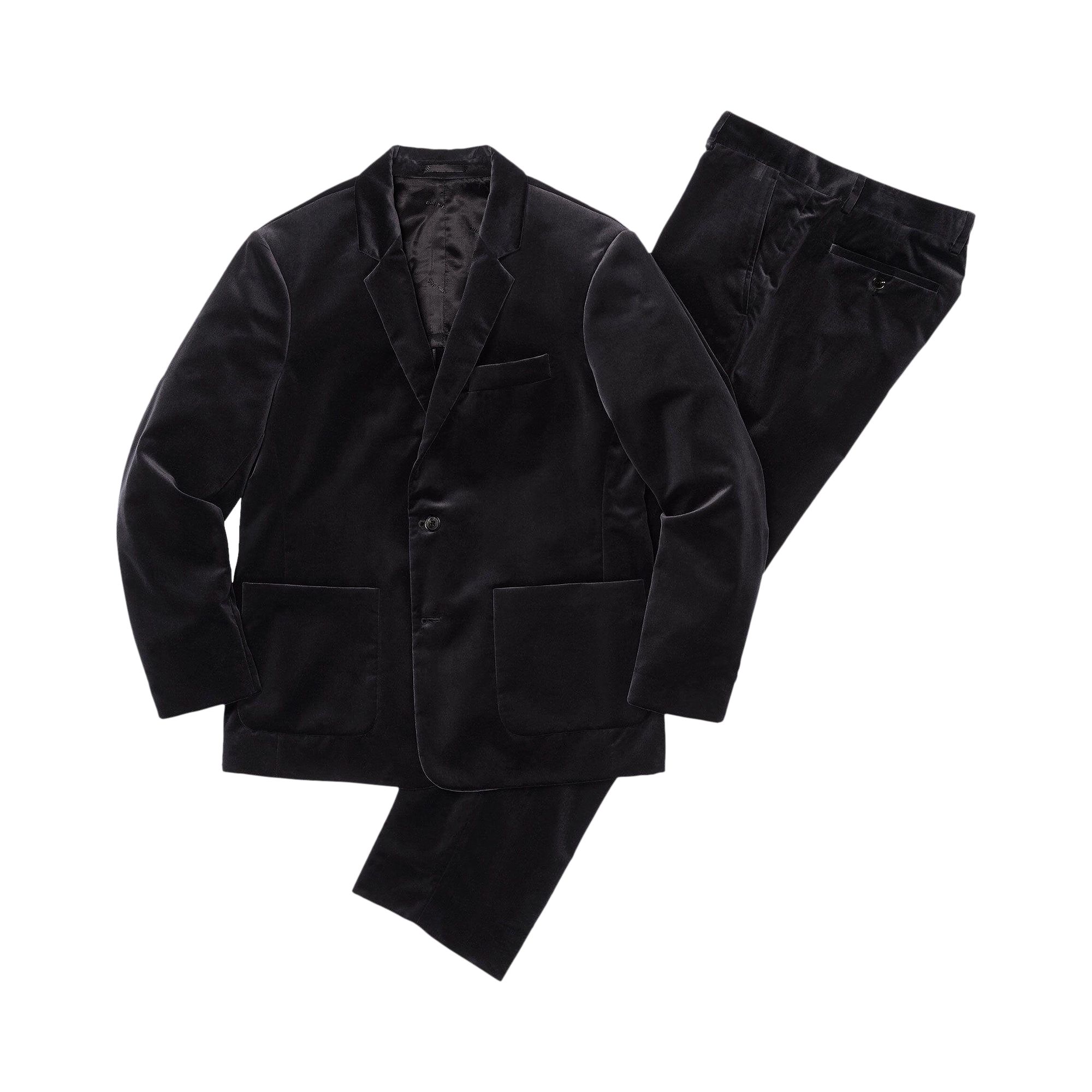Pre-owned Supreme Velvet Suit 'black' | Men's Size Xl