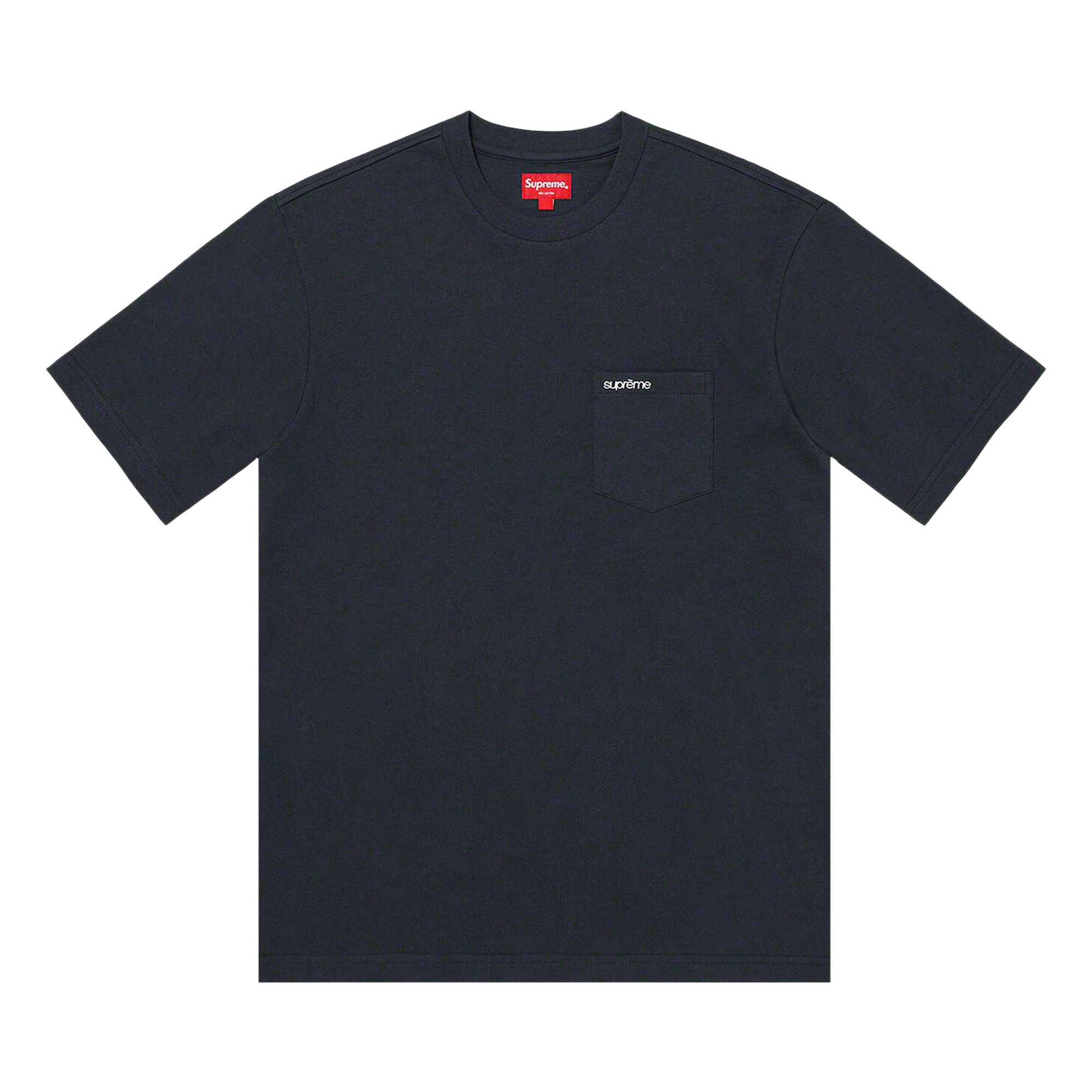 Pre-owned Supreme Short-sleeve Pocket Tee 'black' | Men's Size S