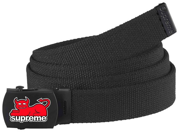 Supreme 2010SS Web Belt Red 赤　ベルト ガチャベルト 🆂 SUPREME Unisex Web Belt Metal Buckle (Red) • Limited