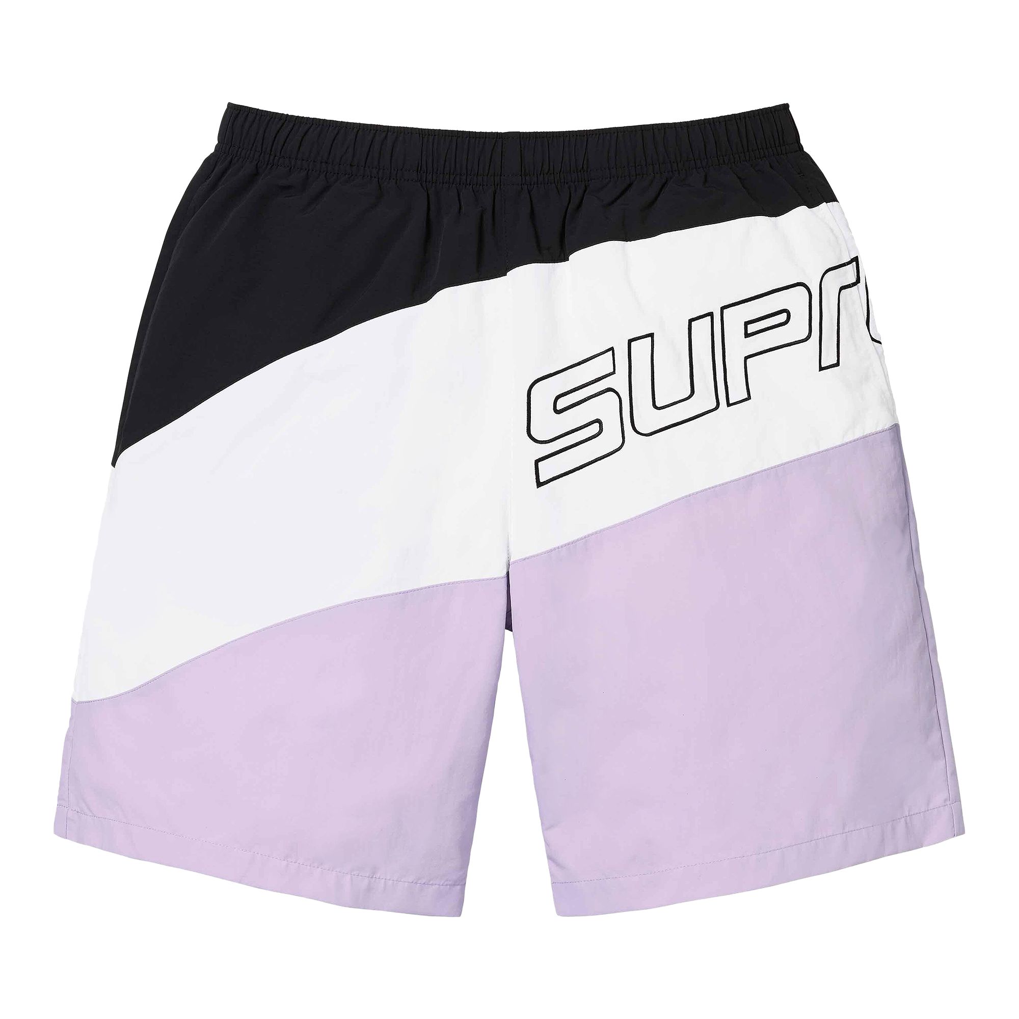 SUPREME SUPREME CURVE NYLON SHORT 'LIGHT PURPLE'