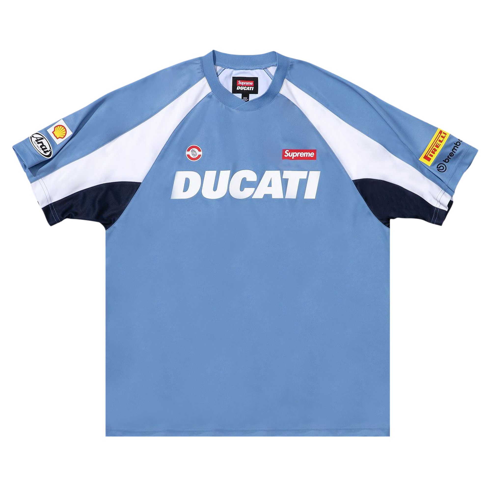 Supreme x Ducati Soccer Jersey 'Blue' | Men's Size 2XL