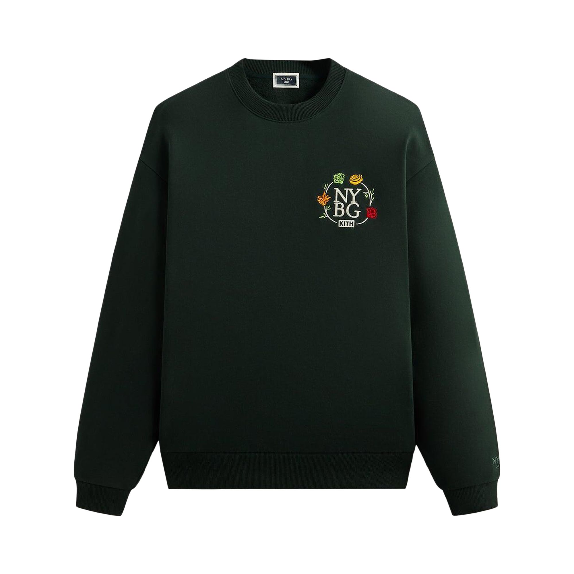Pre-owned Kith For New York Botanical Garden Crewneck 'green'