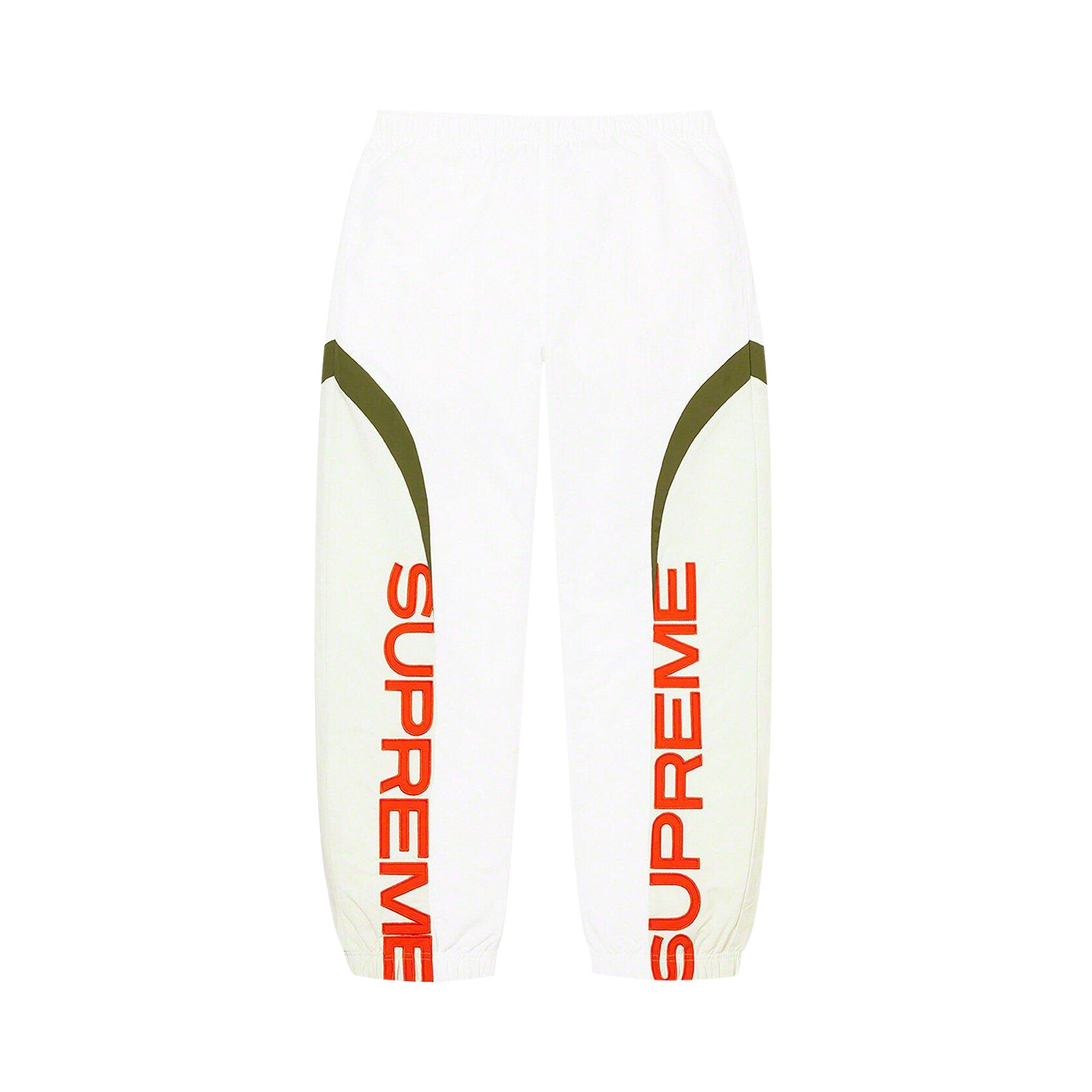 Pre-owned Supreme Curve Track Pant 'white'