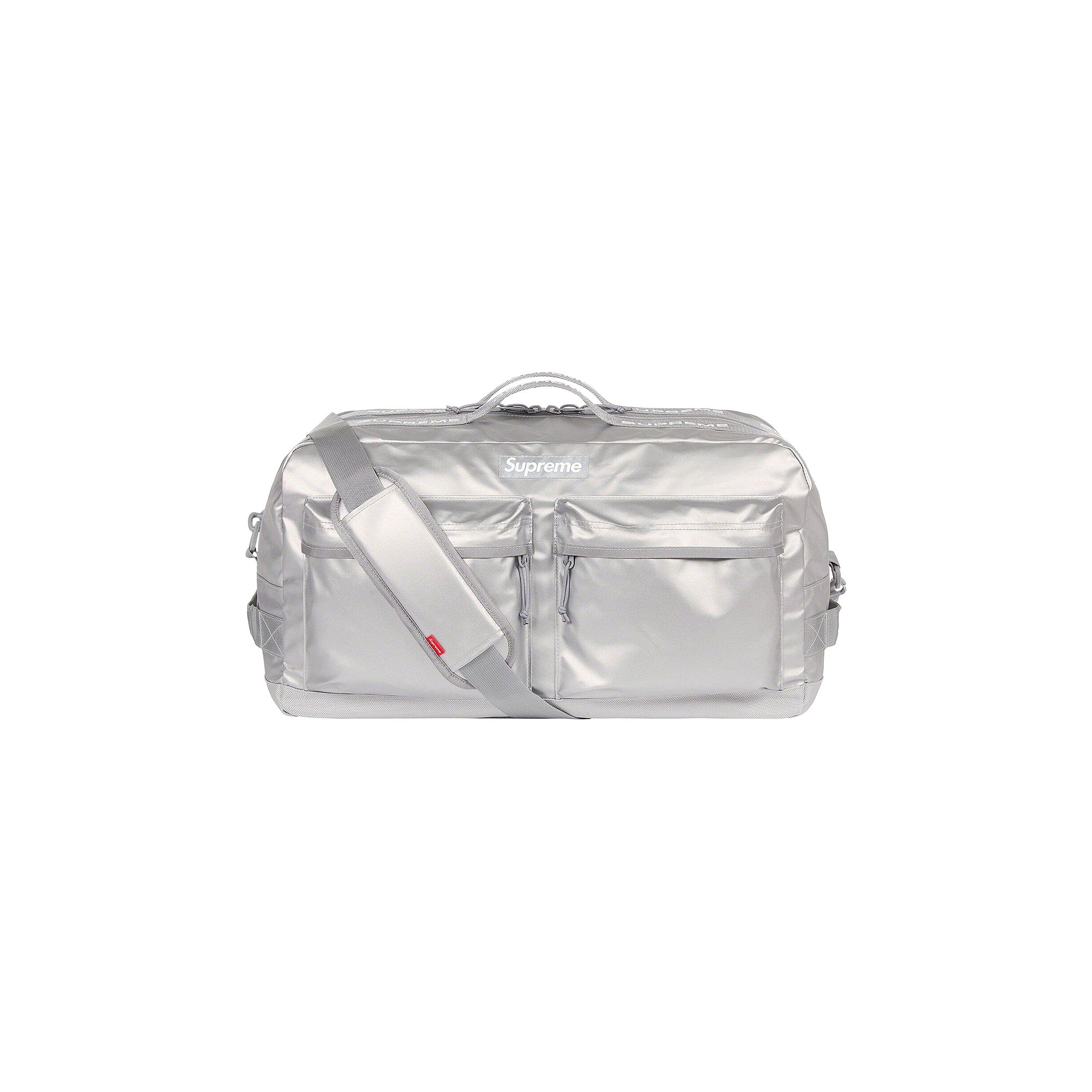 Supreme Duffle Bag 'Silver' | Men's Size Onesize