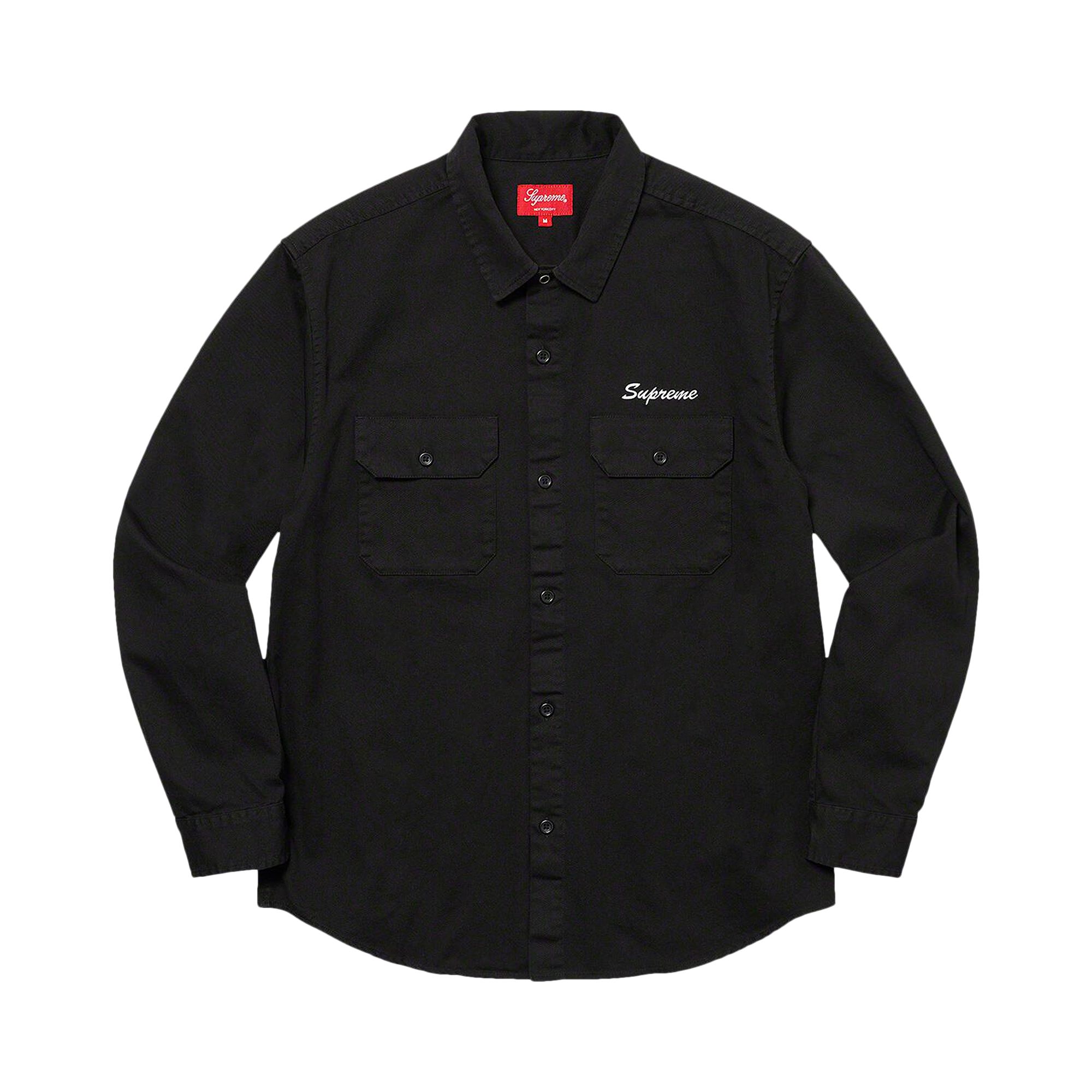 Pre-owned Supreme Mary Work Shirt 'black' | Men's Size Xl
