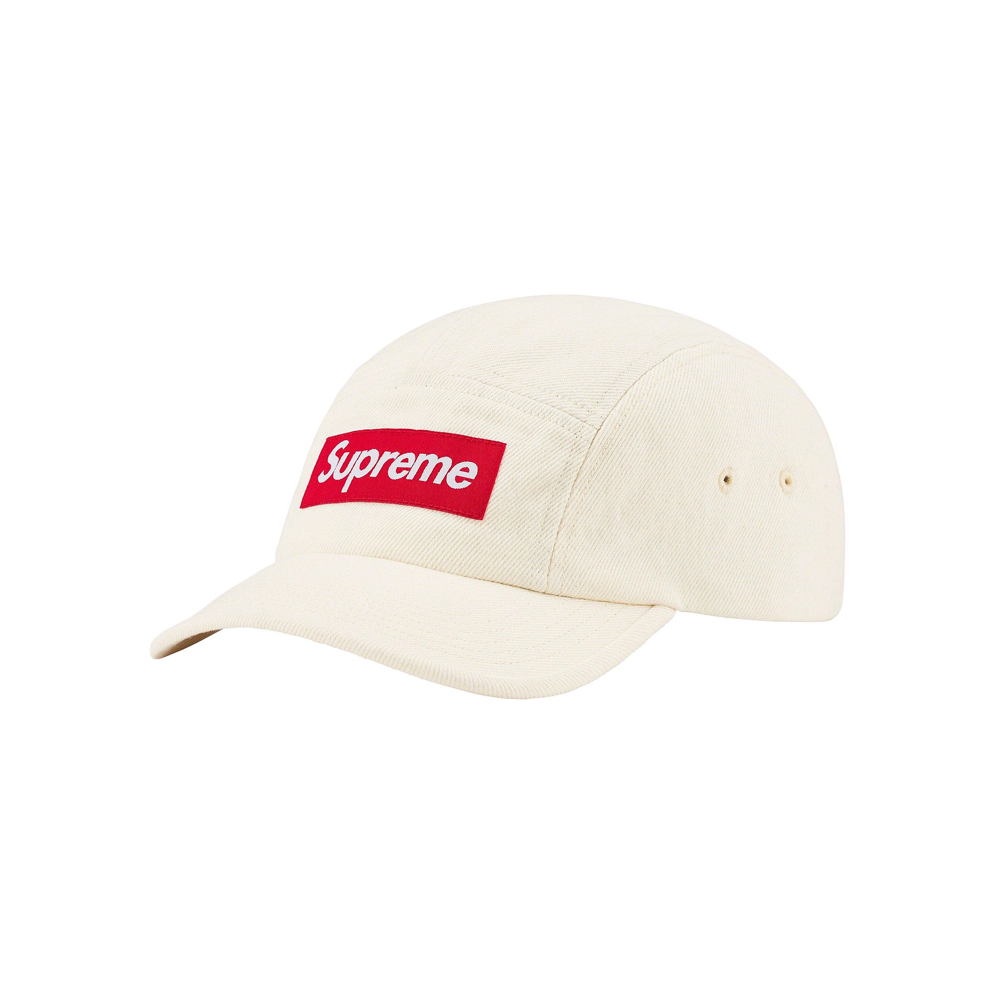 Pre-owned Supreme Denim Camp Cap 'natural' | Cream | Men's Size Onesize