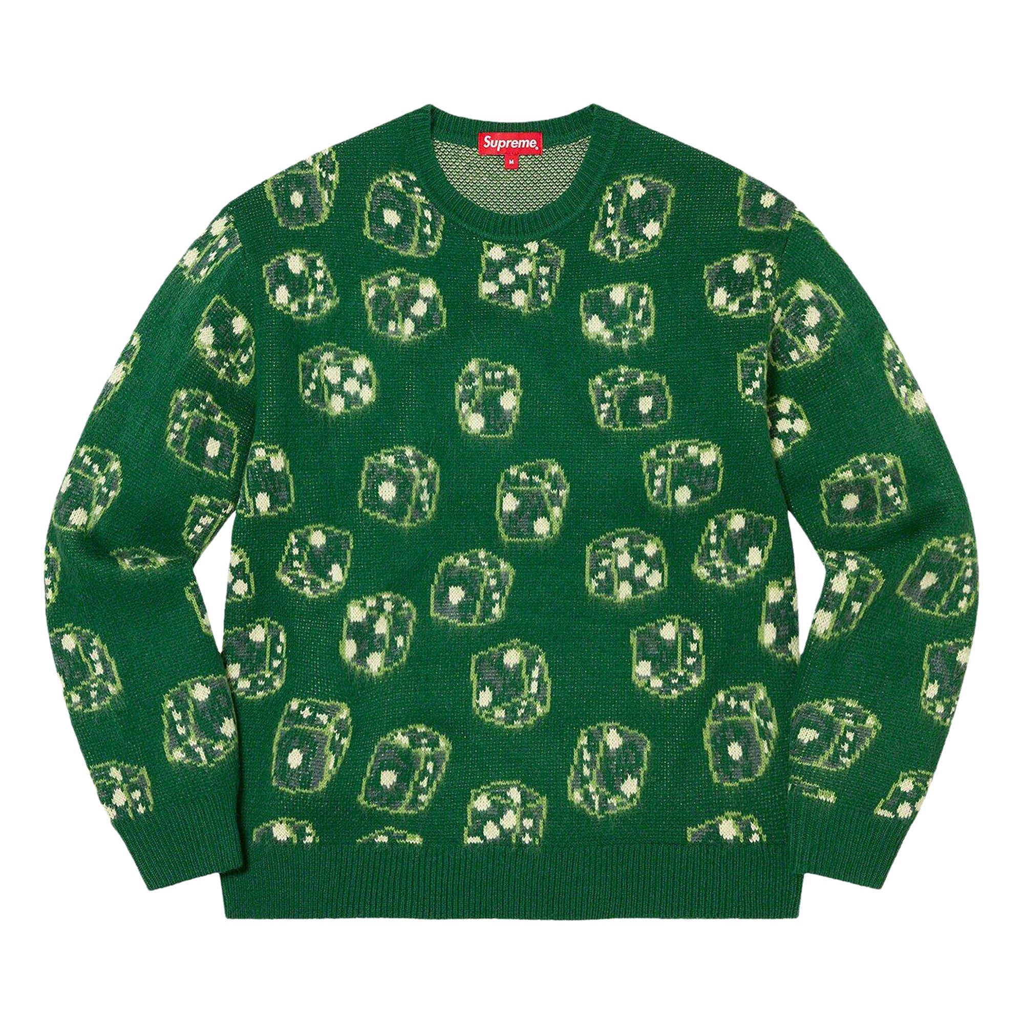 Pre-owned Supreme Dice Sweater 'green' | Men's Size S