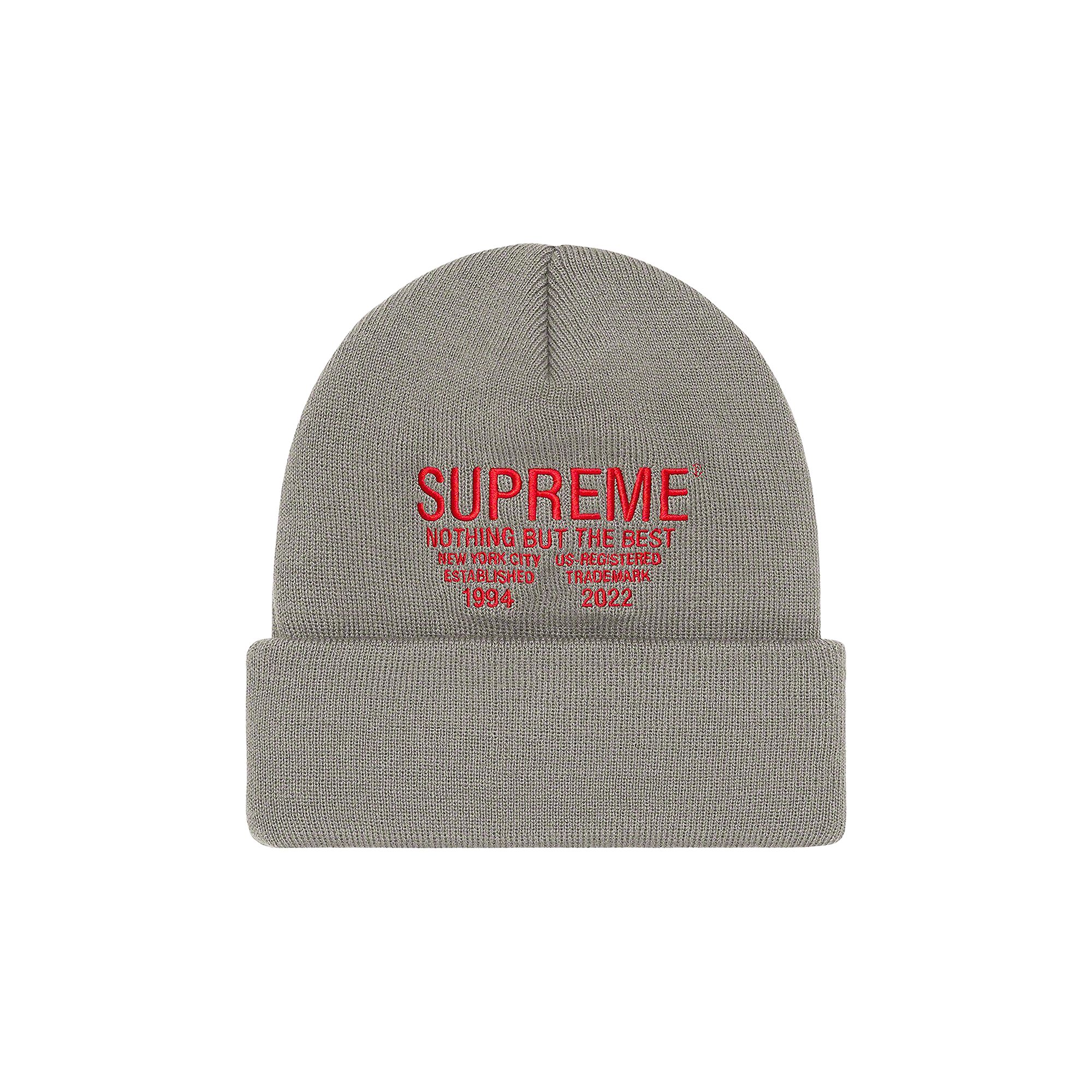 Pre-owned Supreme Nothing But Beanie 'grey'