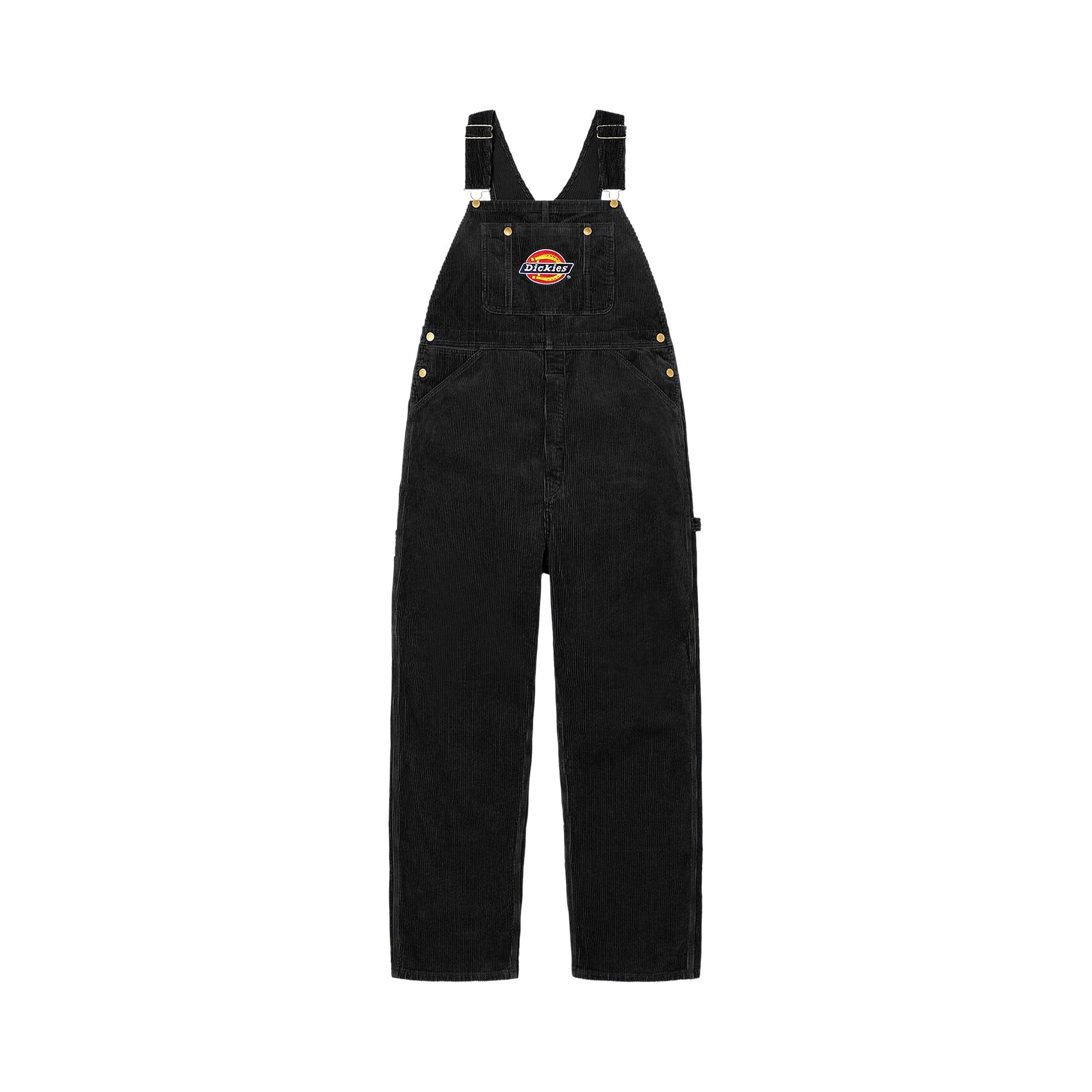 Supreme x Dickies Corduroy Overalls 'Black' | Men's Size S
