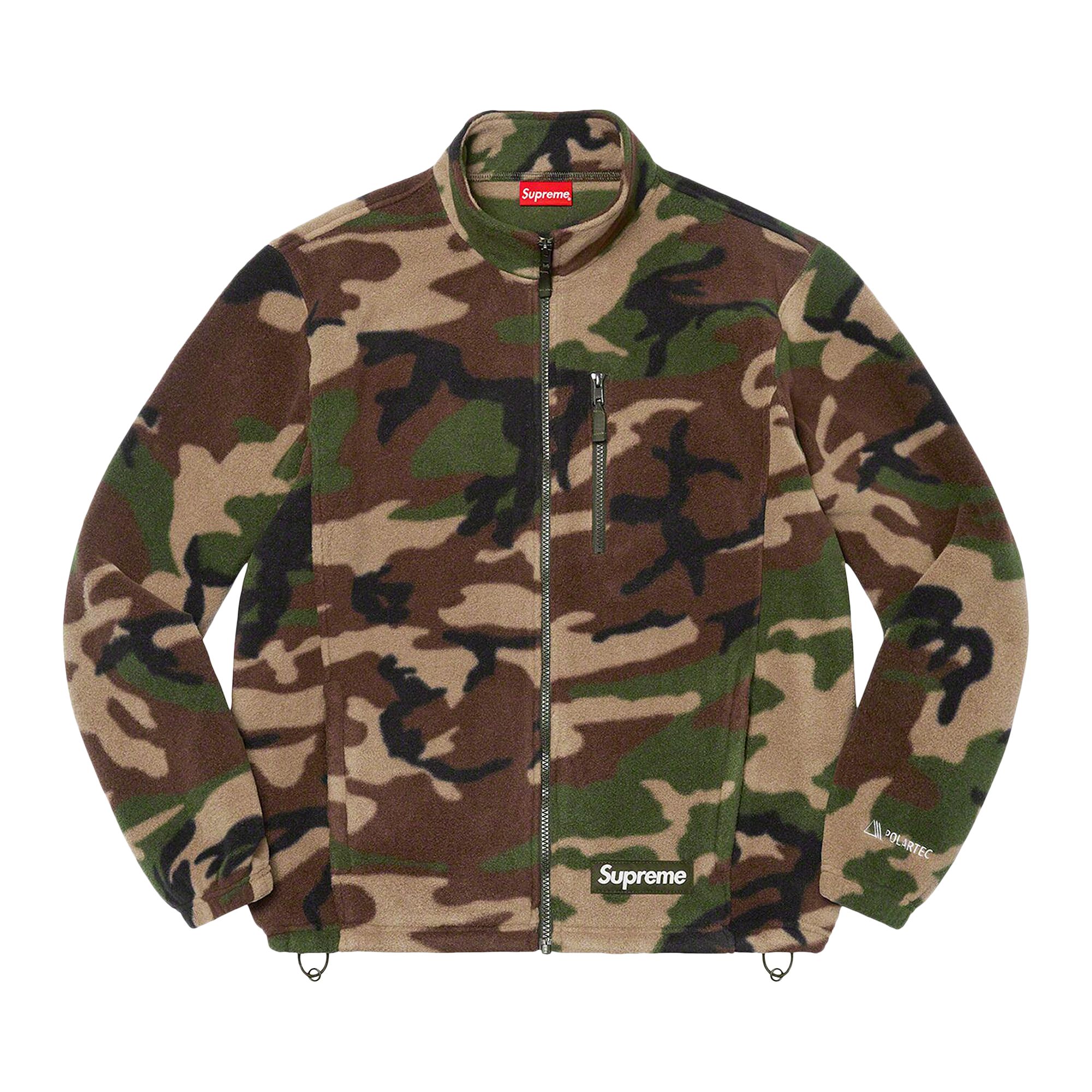 Pre-owned Supreme X Polartec Zip Jacket 'woodland Camo' In Multi-color