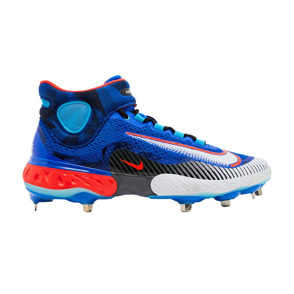 Nike Alpha Huarache Elite 4 Mid Premium 'Father's Day' | Blue | Men's Size 11.5 - FJ8877-400