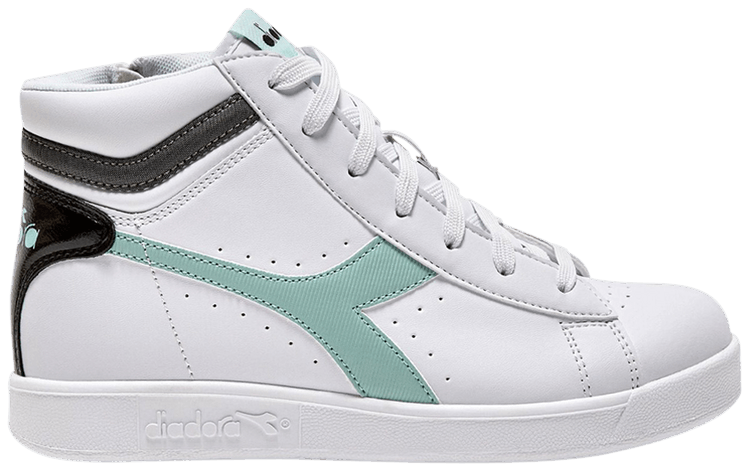 Diadora Game P High Big Kid White Icy Morn