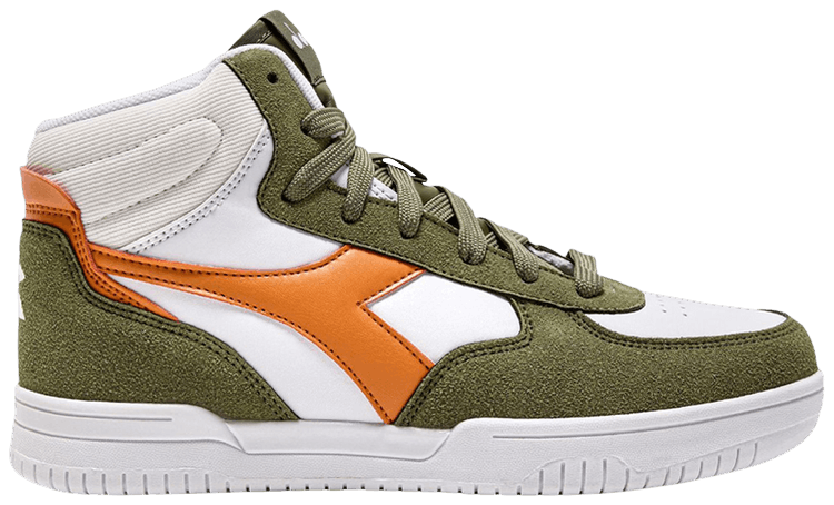 Diadora Raptor Mid Big Kid Dusty   Green Loden