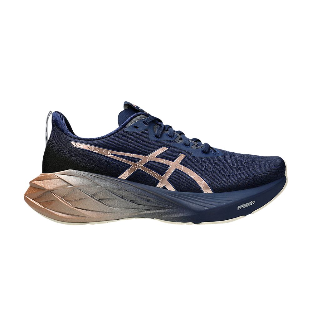 Asics Wmns Novablast 4 Platinum 'Blue Expanse Rose Gold' | Women's Size 6 - 1012B739-400