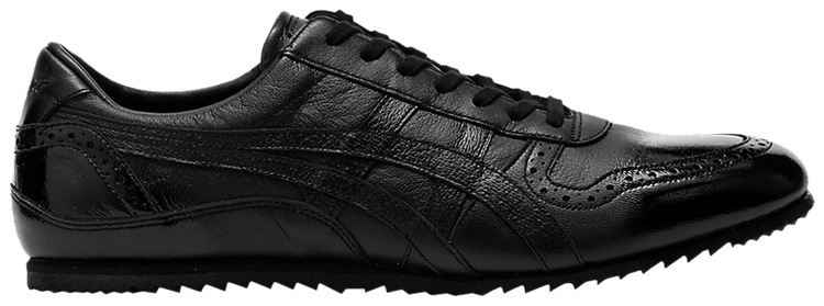 Onitsuka Tiger Ultimate Trainer Black Enamel Brogue
