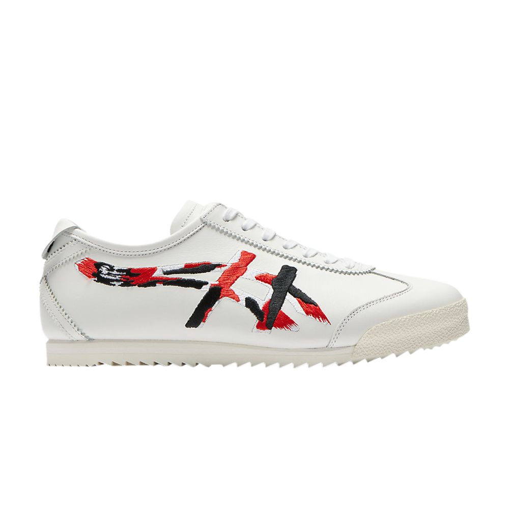 Pre-owned Onitsuka Tiger Wmns Mexico 66 Deluxe 'nishikigoi - White Classic Red'