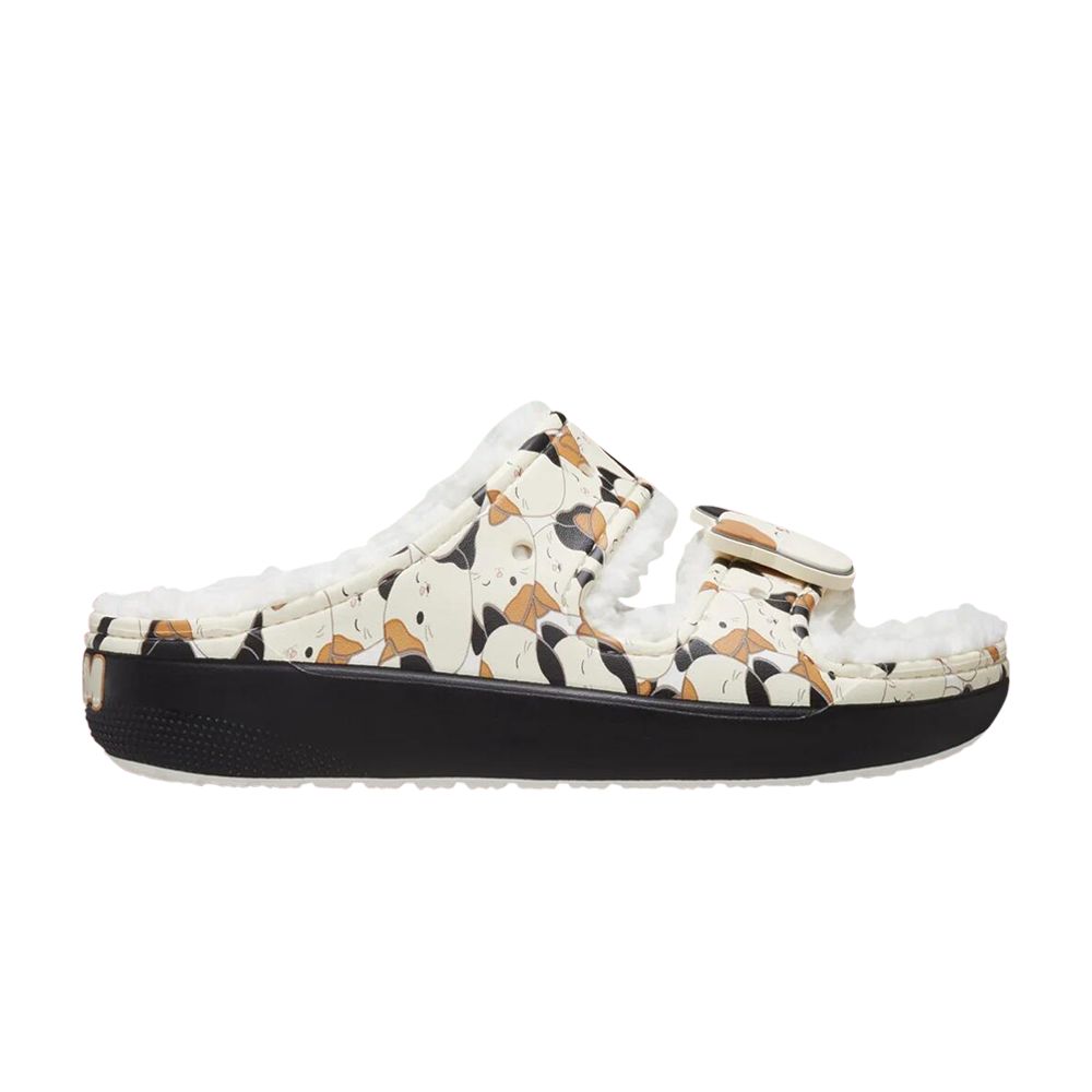Pre-owned Crocs Squishmallows X Classic Cozzzy Sandal 'cam The Cat' In Cream