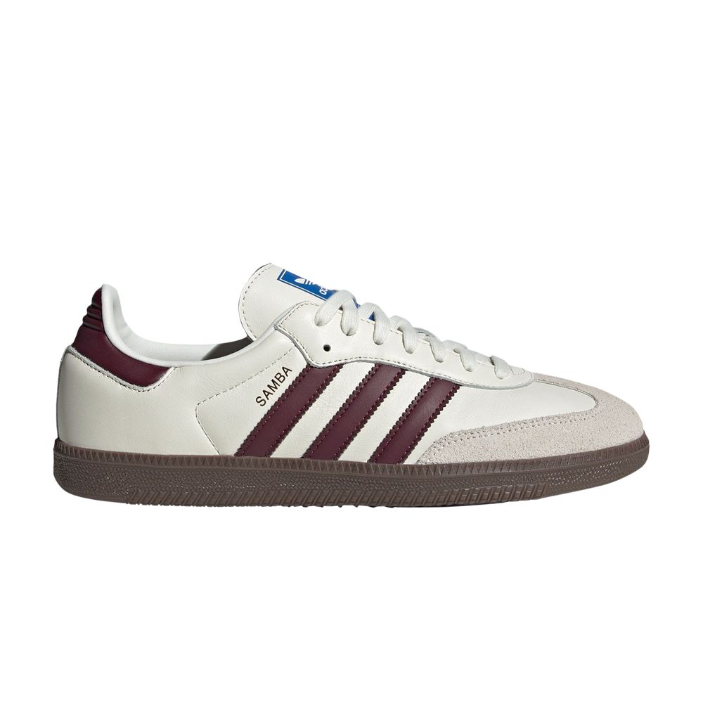 adidas Samba OG 'Off White Maroon' emmi Exclusive | Cream | Men's Size 4.5