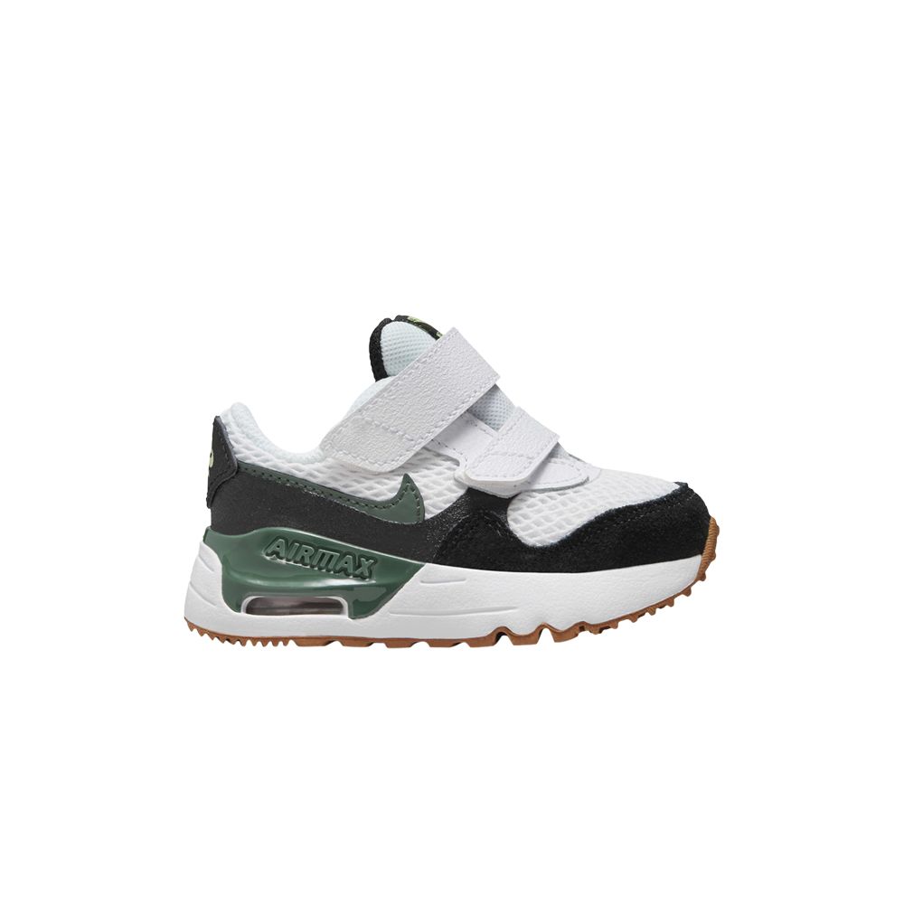 Pre-owned Nike Air Max Systm Td 'white Black Vintage Green' | Infant Size 9