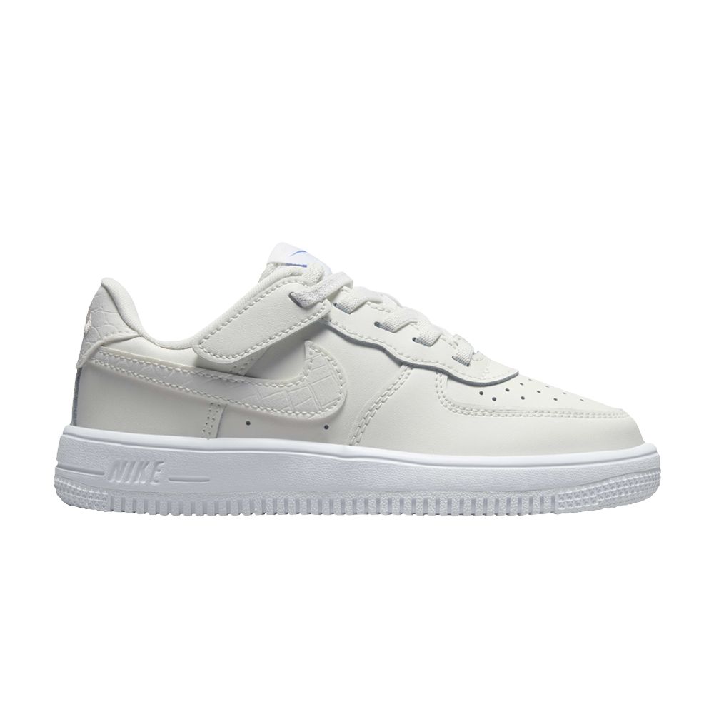 Nike Force 1 Low LV8 EasyOn PS 'Sail Croc' | Cream | Kid's Size 12 - FV6104-100