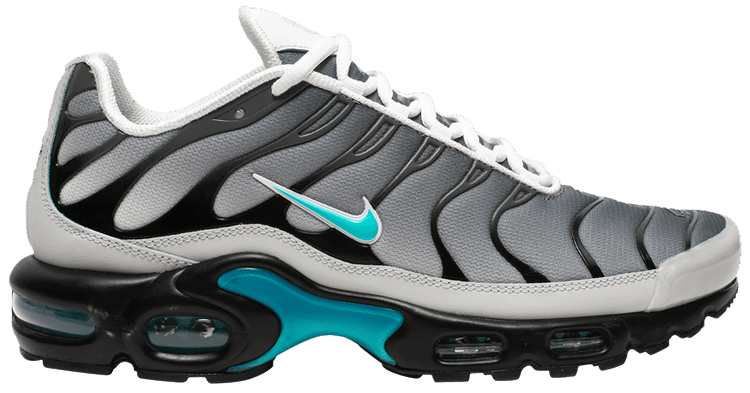 Nike air max plus black and clear top