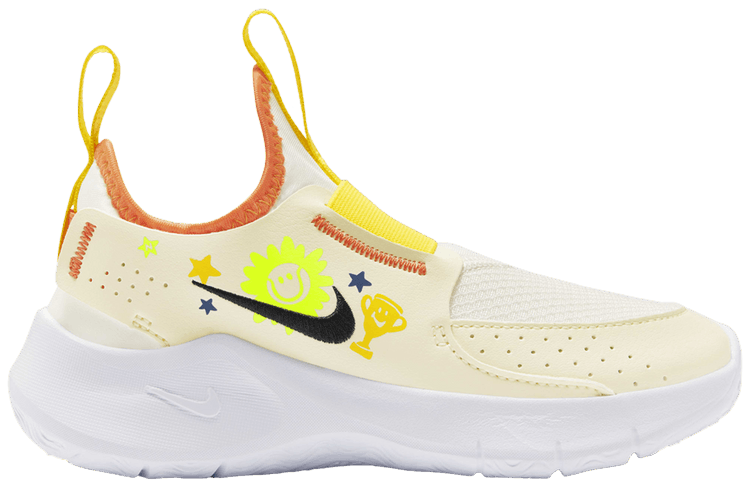 Nike Flex Runner 3 PS Sail Fluorescent Yellow