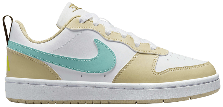Nike Court Borough Low Recraft GS Gold Frost Green