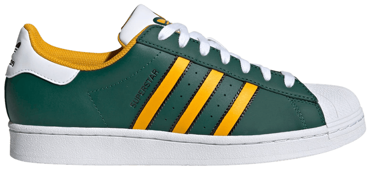 Adidas Superstar Collegiate Green Crew Yellow