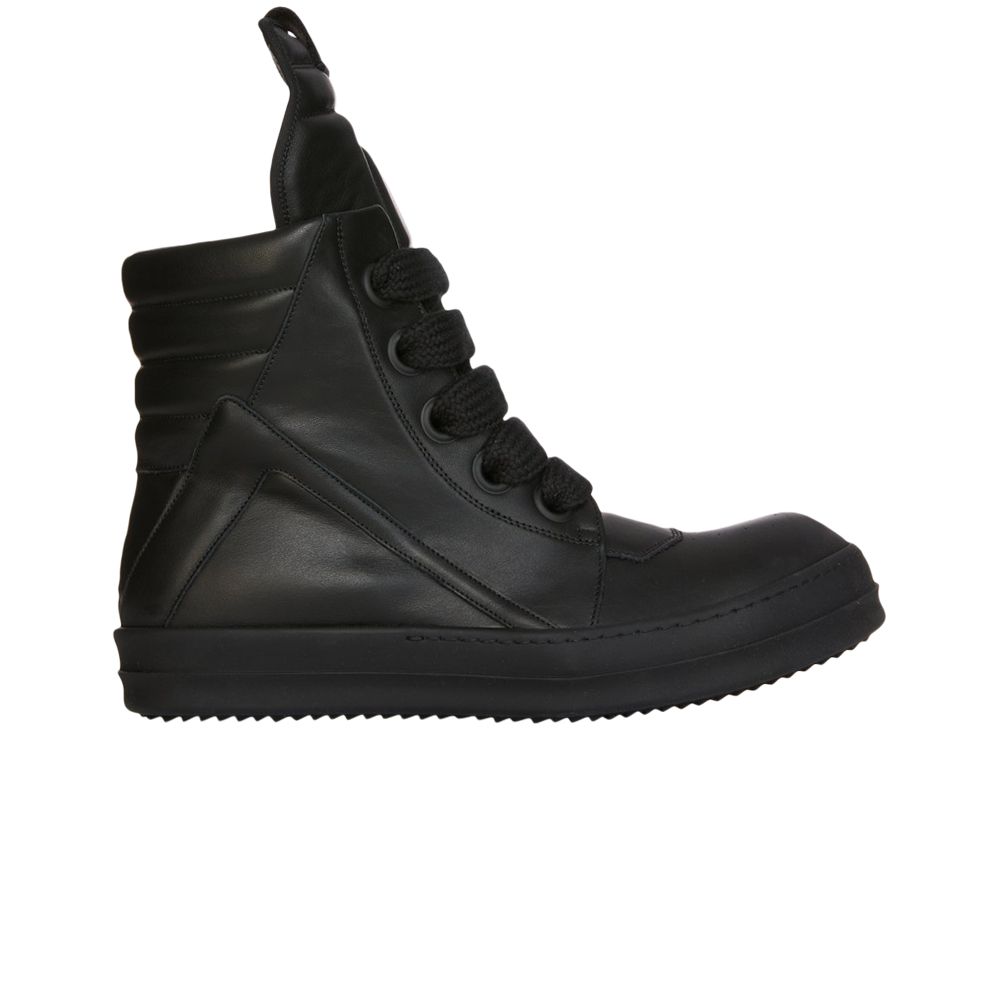 Pre-owned Rick Owens Lido Jumbo Laced Geobasket High 'black' | Men's Size 41