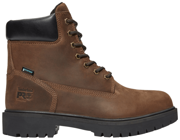 Timberland Direct Attach 6 Inch Waterproof Work Boot Brown