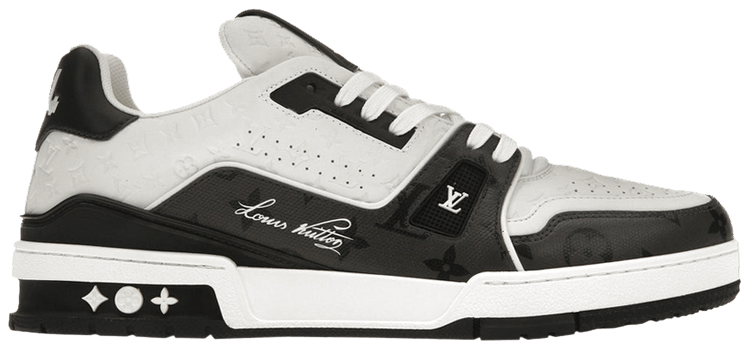 Louis Vuitton Trainer Low 54 Mini Monogram   Black