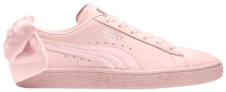 Puma basket bow pink clearance