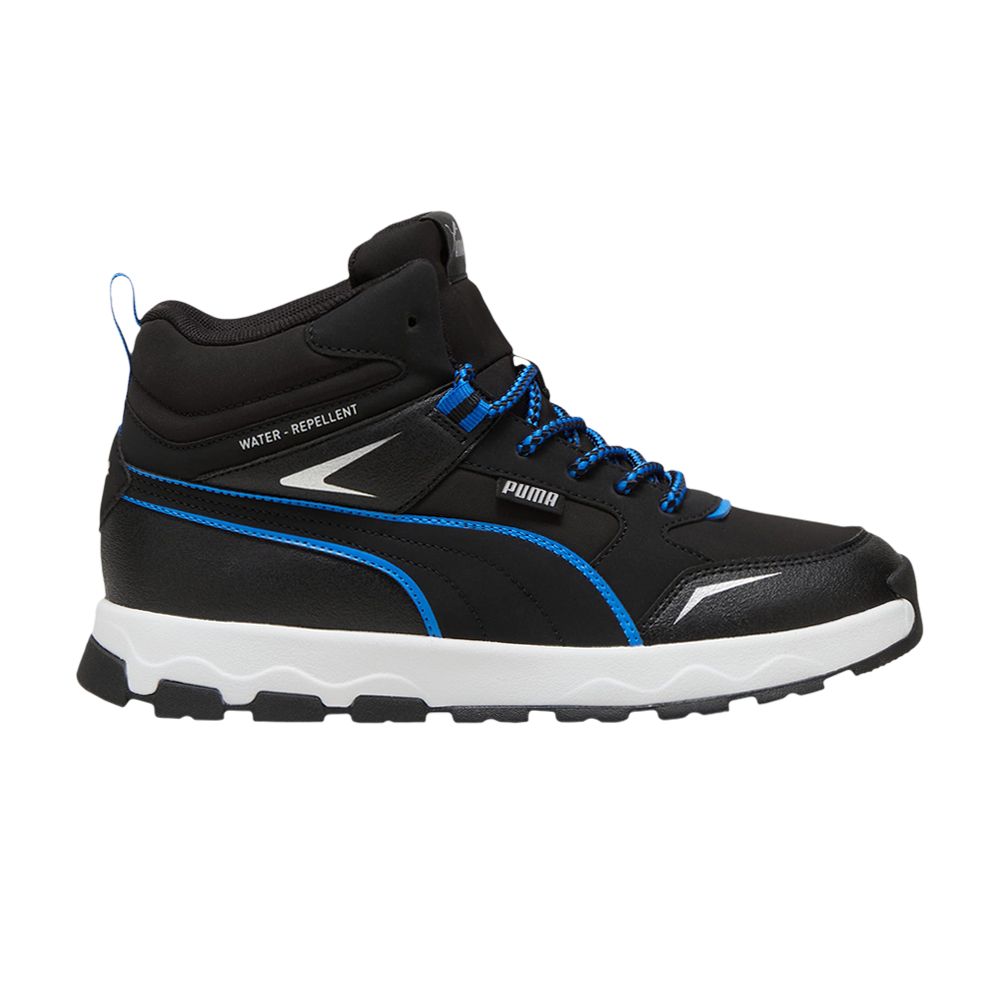 Pre-owned Puma Evolve Trail Big Kid 'black Hyperlink Blue' | Kid's Size 4