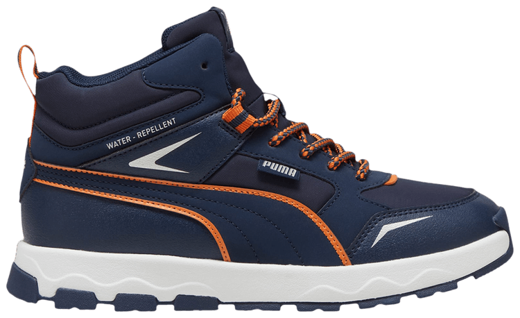 Puma Evolve Trail Big Kid Club Navy Maple Syrup