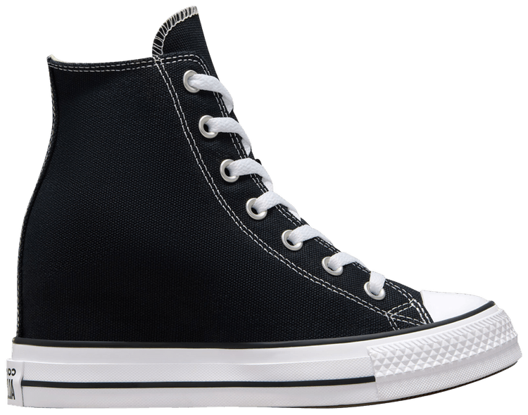 Buy Wmns Chuck Taylor All Star Wedge Platform High Black Red Navy A11909C GOAT UK