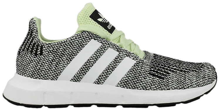 adidas Swift Run J Aero Green White