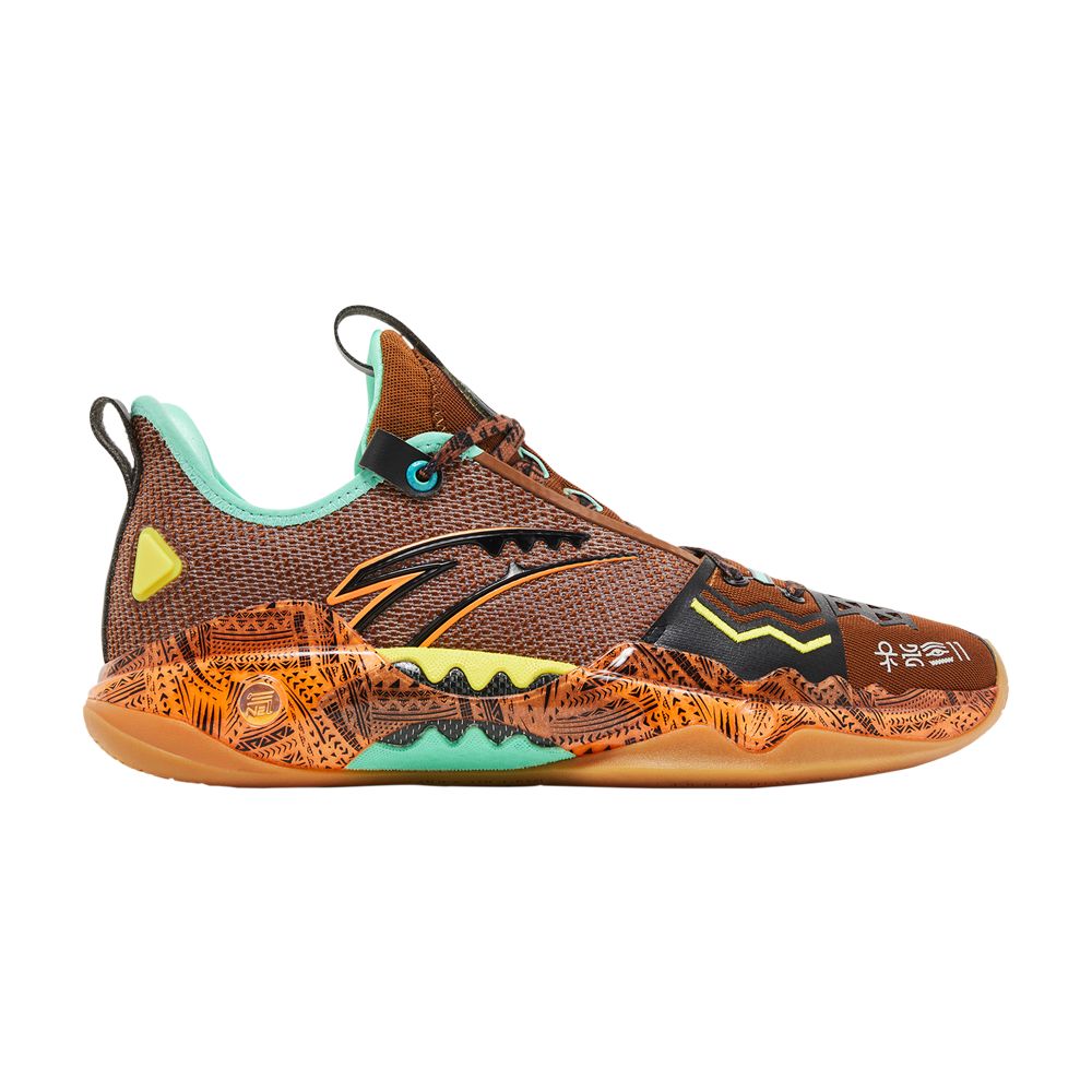Pre-owned Anta Shock Wave 5 Pro 'focus' | Brown | Men's Size 10