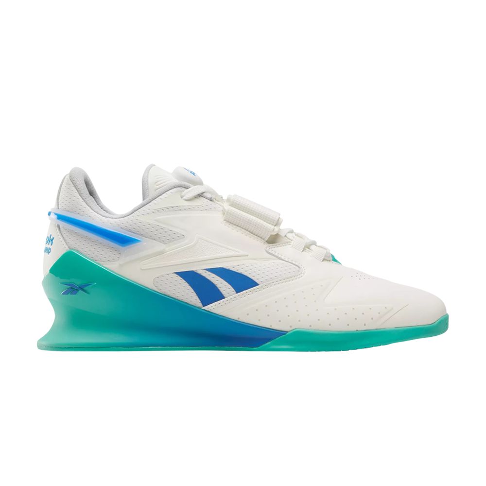 Reebok Legacy Lifter 3 'Chalk Unleashed Green Blue' | Cream | Men's Size 9 - 100201520