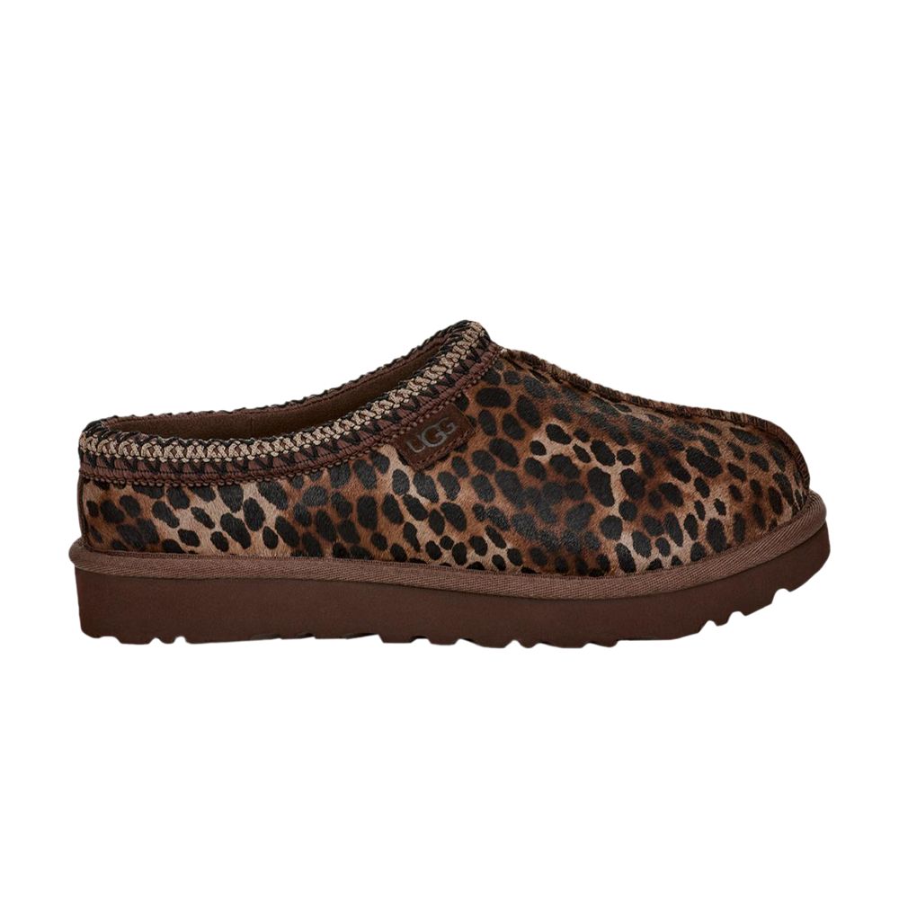 UGG Wmns Tasman Caspian Slipper 'Burnt Cedar Cheetah' | Brown | Women's Size 5