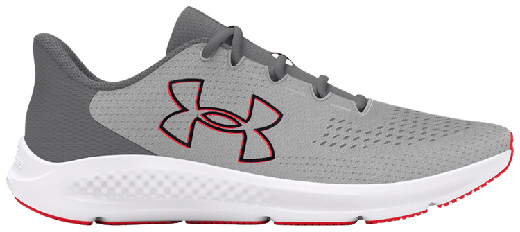 Under Armour Charged Pursuit 3 Big Logo   Titan Grey
