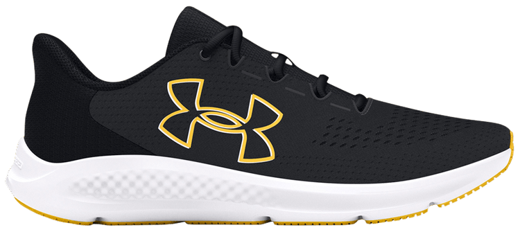 Under Armour Charged Pursuit 3 Big Logo   Black Taxi