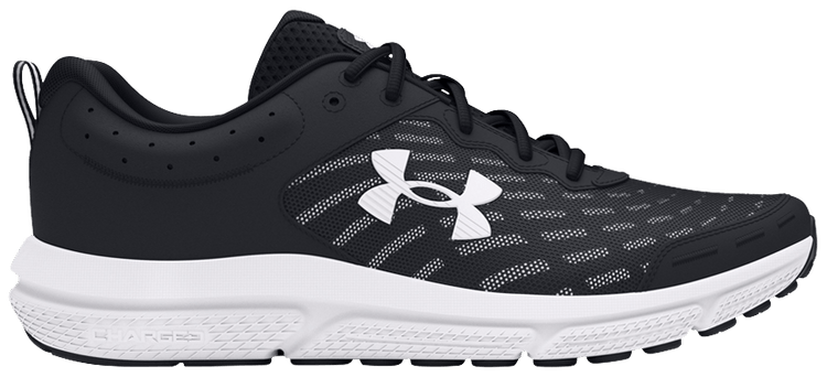 Under Armour Charged Assert 10 Wide Black White