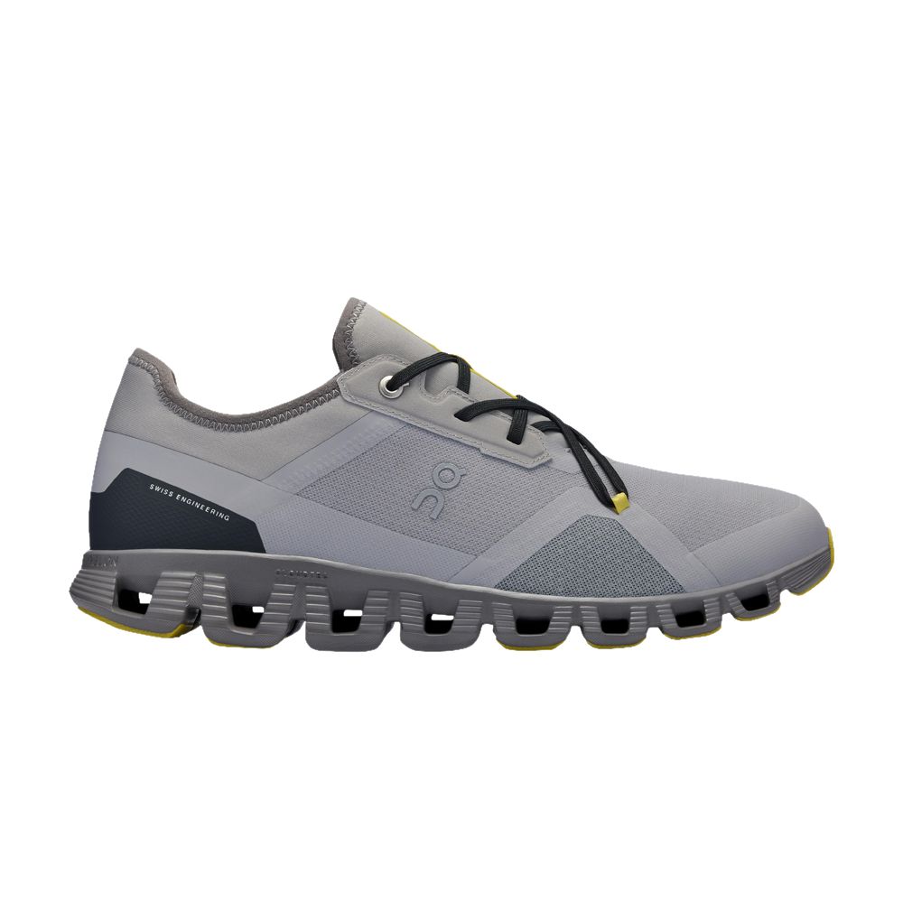 Pre-owned On Cloud X 3 Ad 'fog Gecko' In Grey